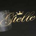 Custom 3D Gold Transfer Sticker Silver Metal Logo DTF print Perfume bottle Label Shine Embossed Brand Decal Self-adhesive relief. 