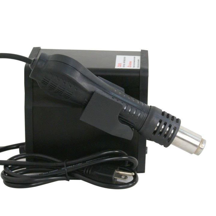 LCD 858D SMD Station Hot Air Gun Rework 3 Nozzles