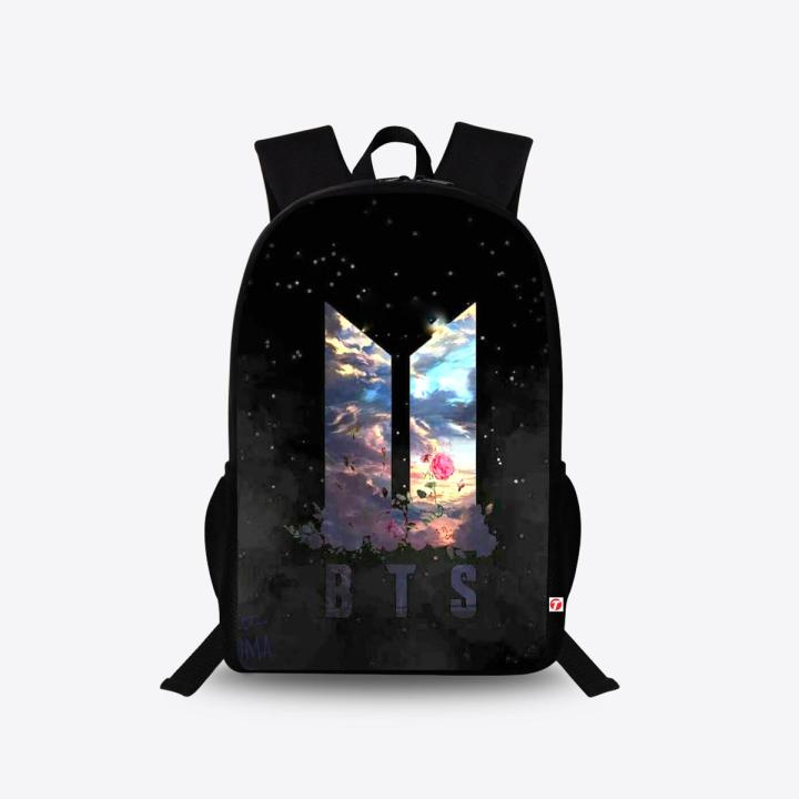 Traverse  BTS Bags for Girls, Useful for School, college and Travelling. Digitally printed on Fabric Bags hand bag for girls bags for girls