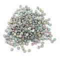 100pcs Letter Beads Alphabet Charms DIY Beads For Bracelet Necklace Jewelry Making. 