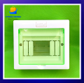 Electrical Distribution Box 6 Ways Circuit Breaker Box Wall Mounted Open Box- High Quality Pure ABS Plastic. 
