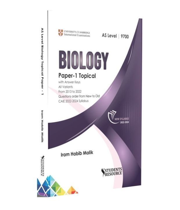 A Level Biology 9700 P1 Topical 2012 – 2022 | 2023-2025 Syllabus | Iram Habib Malik