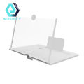 Screen Enlarger High Clearly Widely Compatible Acrylic 10/12 inch Simple Operation Video Amplifier Holder for Watching TV. 