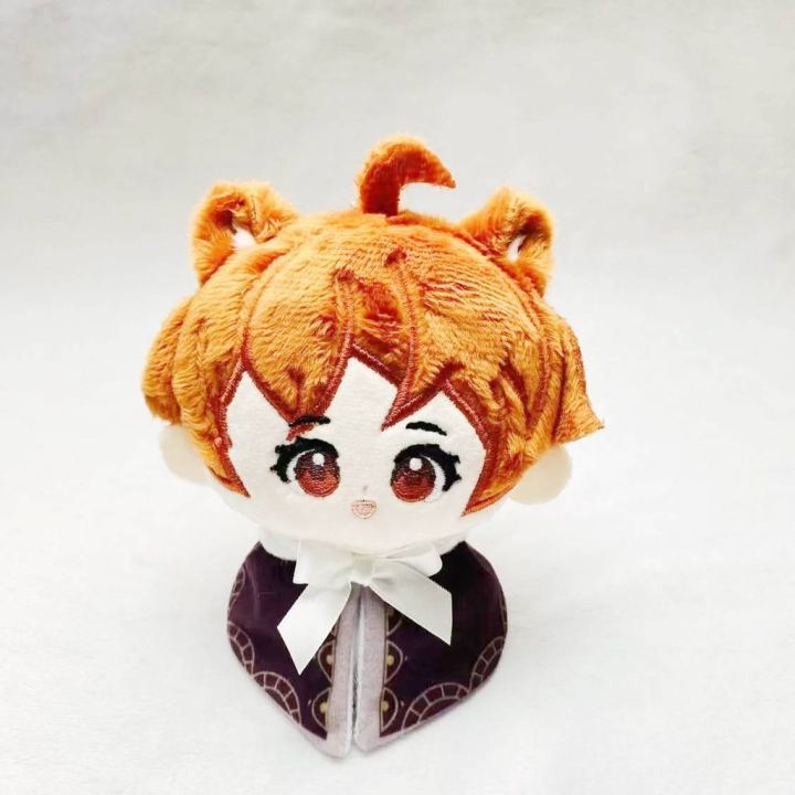 Ellen Genshin Impact Plush Toys Cat Hutao Xiao Diluc Tartaglia Nilou Nahida Alhaitham Wanderer Stuffed Dolls Keychain