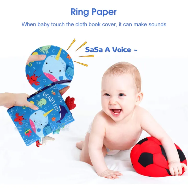 HelloKimi%20Soft%20Early%20Learning%20Sensory%20Cloth%20Fabric%20Kids%20Cartoon%20Animal%20Toy%20Book%20Rustle%20Sound%203D%20Tail%20Educational%20Touch%20and%20Feel%20Crinkle%20Books%20for%20Boys%20&%20Girls%20Toddler%20Infants%20Baby%20Children%20Toys%20-%20Image%205