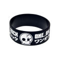 Personalized Thin Rubber Custom Logo Bangle Wrist Band Wristband Silicone Bracelet For Man Baby Sports Running. 