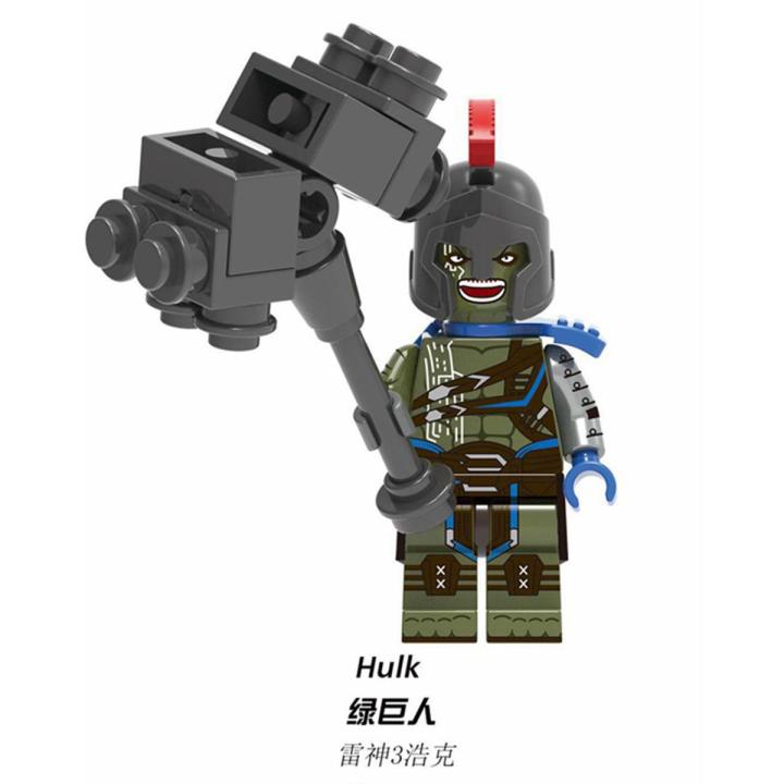 Lego Avengers Minifigures Iron Man Spiderman Mysterio Thor Loki Odin Marvel Super Heroes Building Blocks Toys