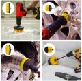 1pc Electric Power Drill Scrubber Nylon Cleaning Brush For Bathtub Carpet Glass Tires Toilet Floors Rust Remover Car Cleaner Kit. 