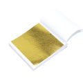 100 Pcs Gold Leaf Sheets Foil Paper for Arts Slime DIY Gilding Nails Art Craft. 