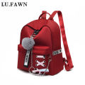 LU FAWN Oxford Women Backpacks Waterproof Female Shoulder Backpack Fashion Teenage Girls School Bags Retro School Backpack Girl Book Bag（1174）. 