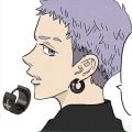 Anime Tokyo Revengers Earrings Takashi Mitsuya Cartoon Character Stainless Steel Hoop Earrings Jewelry Cosplay Props For Fans. 