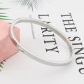 【HOT】 Hot Fashion Stainless Steel Jewelry Round Bangle For Woman Child Charm Bracelet Party Love Wedding Brand Gift Wholesale. 