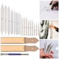 20x Blending Blending Stumps Paper Tortillon Set Tool with 2 Sandpaper Pencil Sharpeners Sketch for Teenager Artist School DIY. 