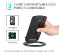 Fast Wireless Charger Charg Pad for Samsung Galaxy Note 8 S8 S8 Plus S7 S7 Edge Note 5 S6 Edge Plus(Black). 