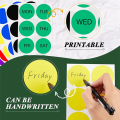 2 Inch Round Color Coding Sticker 10 Assorted Colors Circle Dot Labels Self-Adhesive Colored Solid Color Sticker(800). 
