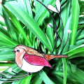 Window Hanging Spring Window Decoration Multicolor Bird Suncatcher Hanging Decorations Painted Window Decorations Durable Easy Install. 