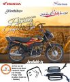 3-PCS Set Of Motorcycle Rear Footrest Panel For Honda Pridor 100 (Ladies Footrest - Paidan). 