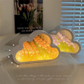 Cloud Tulip Lamp DIY Tulip Night Light Cloud Tulip Mirror Night Light Table Lamp-Purple. 