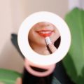 Techmanistan Portable Phone LED Selfie Ring Light With Mirror, Mobile Ring Light. 