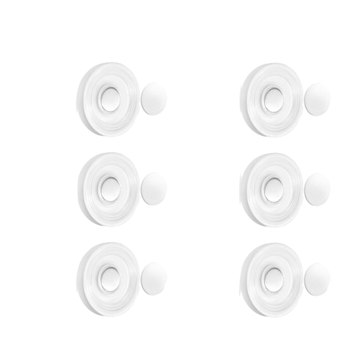 6PCS Magnetic Remote Control Holder, Wall Mount Remote Control Organizer, Much Stable, Self-Adhesive for Flat