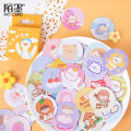 imoda 45Pcs/box Cartoon Cute Diary Journal Stationery Flakes Scrapbooking DIY Decorative Stickers. 