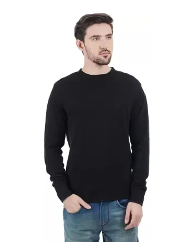 Ace BLACK Basic Winter Sweat Shirt For Him Daraz.pk