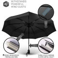 (ROYALSTYLE) Fully Open Close Automatic Folding Umbrella for Rain and Sun Protection High Quality Portable Three Steps Folding Umbrella Latest Style Umbrella For Unisex. 