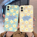 dienya for Samsung A90 5G Case Fashion Beauty Flower Side Square Edge Protect Softcase Thin Pattern Silicone Casing Full Lens Cover Camera Shockproof Cases. 