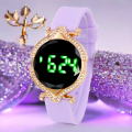Watches For Girls Luxury Stylish New Fashion Women Smart LED Digital Watch Girls Luxury in Rubber Strap. 