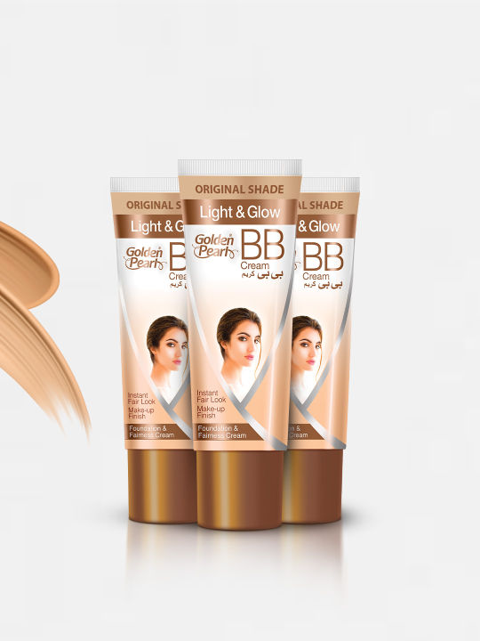 Pack of 3  Golden Pearl Light & Glow BB Cream