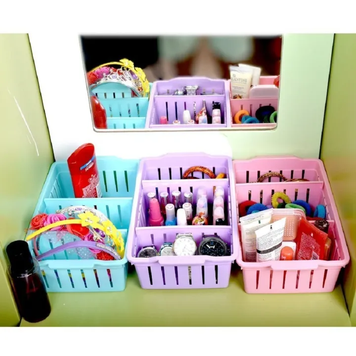 Plastic%20Office%20Collapsible%20Storage%20Box%20Bin%20Baskets%20Stackable%20Container%20Organizer%20with%20Partitions%20Tray(37%20x%2025%20x%208.5%20cm)%20-%20Image%204