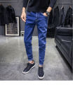Blue Jeans for men - Blue color Jeans - Jeans for men - Pants for men - Male trousers. 