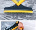 Floor Scrub Brush 2 In 1 Cleaning Brush Long Handle Removable Wiper Magic Broom Brush Squeegee Tile Kitchen Cleaning Tools. 
