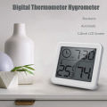 Room Thermometer, Humidity Meter, Temperature and Hygrometer with LCD Screen Monitor Temperature and Humidity. 