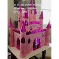 Castle Shape Empty Pinata for Kids / Children Birthday Parties events. 