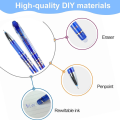 Erasable Gel Pen Refills Rod Set 0.5mm Washable/ Removable Magic Erasable Pen | Best supplies for School and office | Erase your mistake by Rubbing/ Friction. 