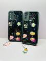 Infinix S5 / S5 lite (X652) Girls Back Cover - Luxerey Back Cover - Fancy Flower Butterfly Covers - Infinix S5 / S5 lite Back Cover. 