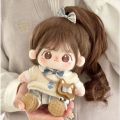 20cm Kawaii Cotton Dolls Anime Plush Stuffed Customization Figure Miaomiao Naked Figure Doll Wearable Clothing Dress Up Gifts Pizazzazz. 