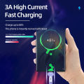 2A Portable 15cm Multi 3 in 1 Cable Short keychain Fast Charging Cable for Micro USB Type C iPhone Cord. 