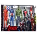 Avengers Big Action Figures Super Heroes Spiderman Hulk Iron Man Hulk Captain America- 7 Figures. 