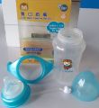 Baby Feeder Wide Nip ple Unique Printing Design 210 ml 8 oz 1" Thick PP Layer With Painted Handle & Cap With Straw &Filter Imported MAQ Brand Made. 