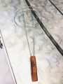 Roti Seekha- Roti Seekhana- Roti Chimta-Roti Grill-Roti Jali- -Stainless Steel Roti Sekha with long  Wooden Handle(Multipurpose use). 
