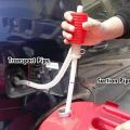 Universal Manual Fuel Transfer Pump for Car – Portable Hand Siphon Pump for Gasoline, Diesel, Oil & Water, Fuel Line Transfer Hose for Emergency Use & Vehicle Maintenance. 