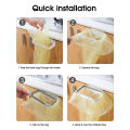 xiaomi youpin Foldable Kitchen Trash Can Trash Bin Hanging Trash Garbage Bag Waste Bin For Kitchen Storage Holders Trash Racks. 