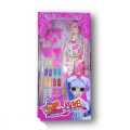 Cute Barbie_Fashion Doll With Long Hairs and Aceessories Included - Box Packed. 