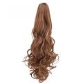 Long Curly Synthetic Ponytail - Golden. 