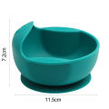 Non-spill Baby Suction Bowl Securely Sticks to Table Bpa-free Silicone Dish for Toddlers Easy to Clean Anti-slip Ideal for Southeast Asian Parents. 