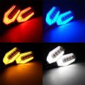 Motorcycle Led indicator pair for all bikes ( dual colours bright parking lights flexible quality ). 