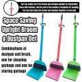 Broom - Broom Stick - Broom Stick with Dust Pan - Broom and Dust Pan Set -[ Multicolor]. 