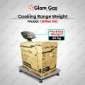 Glam Gas Cooking Range (Gas) Griller’S 34. 